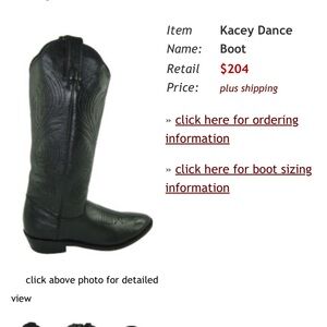 Black Western Ankle Boot for Women